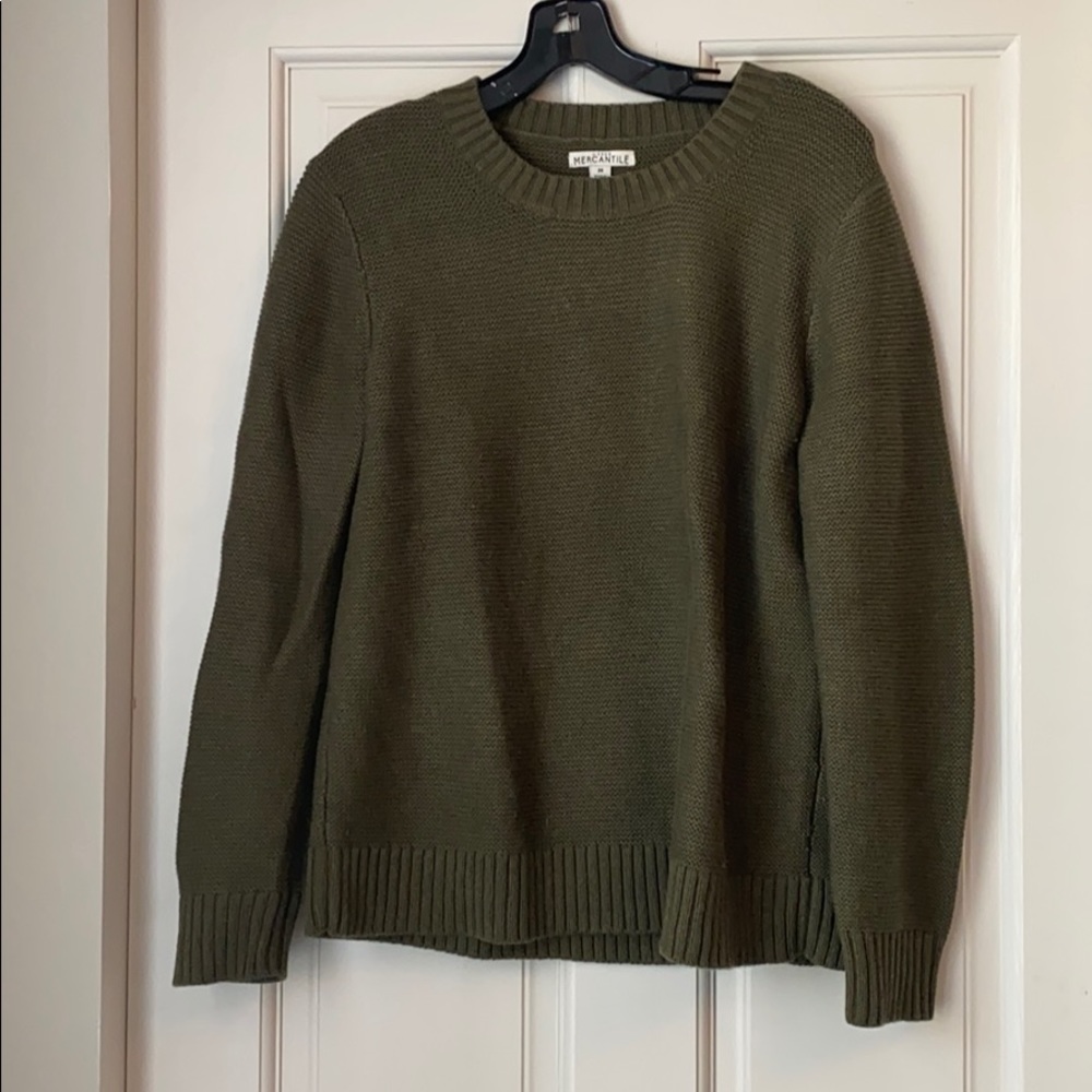 Olive green sweater